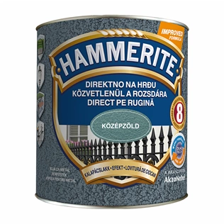 Hammerite fémfesték kalapácslakk KÖZÉPZÖLD 2,5L Hammerite fémfesték kalapácslakk KÖZÉPZÖLD 2,5L
