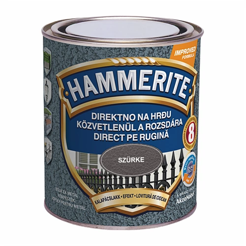Hammerite fémfesték kalapácslakk SZÜRKE 750ml