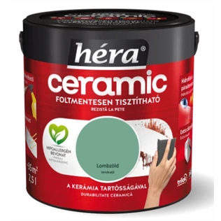 Héra Ceramic beltéri falfesték LOMBZÖLD 2,5L