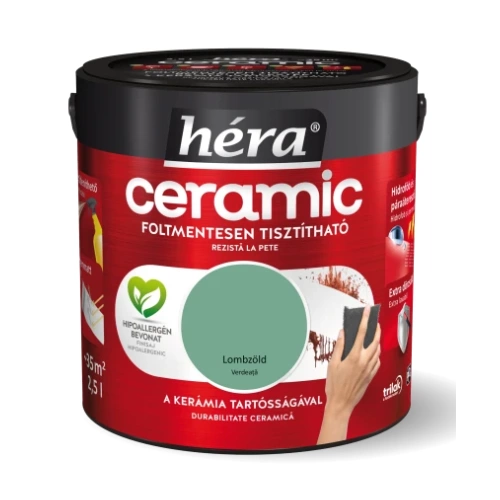Héra Ceramic beltéri falfesték LOMBZÖLD 2,5L