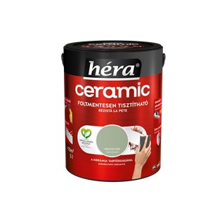 Héra Ceramic beltéri falfesték MINIMÁL ZÖLD 5L Héra Ceramic beltéri falfesték MINIMÁL ZÖLD 5L