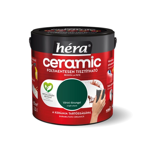 Héra Ceramic beltéri falfesték VÁROSI DZSUNGEL 2,5L Héra Ceramic beltéri falfesték VÁROSI DZSUNGEL 2,5L