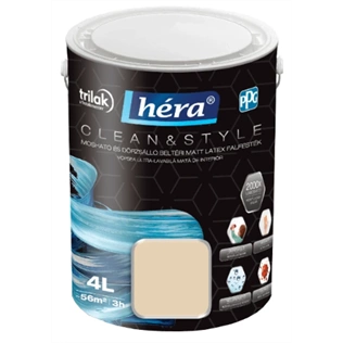 Héra Clean&Style Extra beltéri falfesték CREME BRULÉE 4L Héra Clean&Style Extra beltéri falfesték CREME BRULÉE 4L