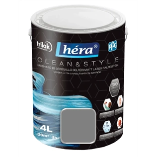 Héra Clean&Style Extra beltéri falfesték ÉJFARKAS 4L Héra Clean&Style Extra beltéri falfesték ÉJFARKAS 4L