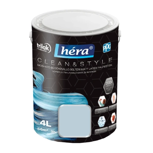 Héra Clean&Style Extra beltéri falfesték HUSKY 4L