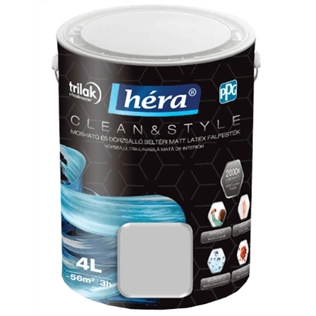 Héra Clean&Style Extra beltéri falfesték KÖDÖS HAJNAL 4L