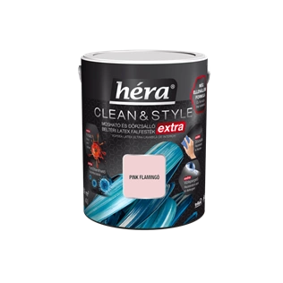Héra Clean&Style Extra beltéri falfesték PINK FLAMINGO 4L Héra Clean&Style Extra beltéri falfesték PINK FLAMINGO 4L