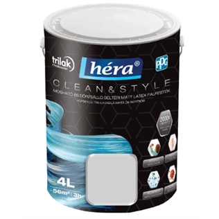 Héra Clean&Style Extra beltéri falfesték TÉLI ÉGBOLT 4L Héra Clean&Style Extra beltéri falfesték TÉLI ÉGBOLT 4L