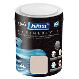 Héra Clean&Style Extra beltéri falfesték TOFU 4L Héra Clean&Style Extra beltéri falfesték TOFU 4L