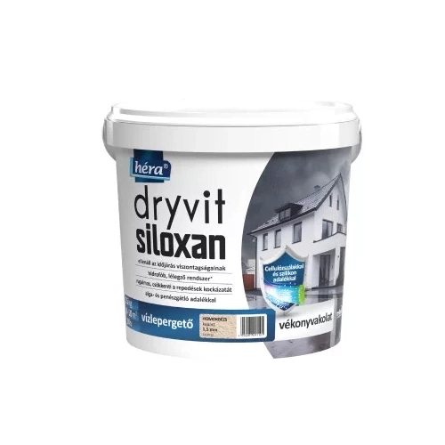 Héra Dryvit Siloxan vékonyvakolat kapart "L" 1,5mm 4kg Héra Dryvit Siloxan vékonyvakolat kapart "L" 1,5mm 4kg