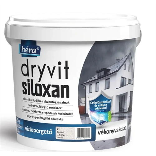 Héra Dryvit Siloxan vékonyvakolat kapart "Z" 1,5mm 25kg