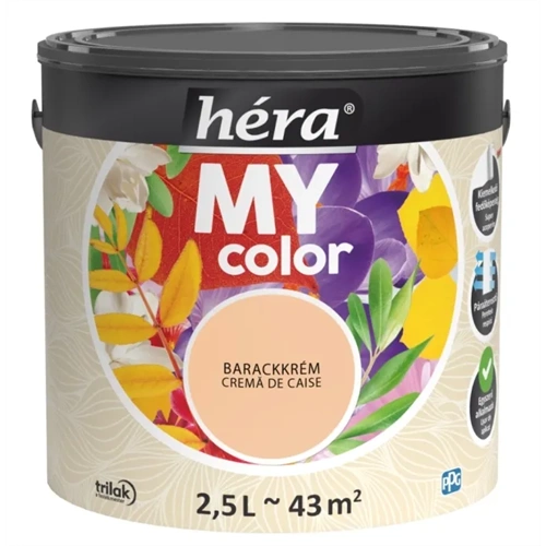 Héra My Color beltéri falfesték BARACKKRÉM 2,5L Héra My Color beltéri falfesték BARACKKRÉM 2,5L