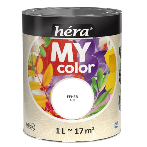 Héra My Color beltéri falfesték FEHÉR 1L Héra My Color beltéri falfesték FEHÉR 1L