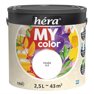 Héra My Color beltéri falfesték FEHÉR 2,5L Héra My Color beltéri falfesték FEHÉR 2,5L
