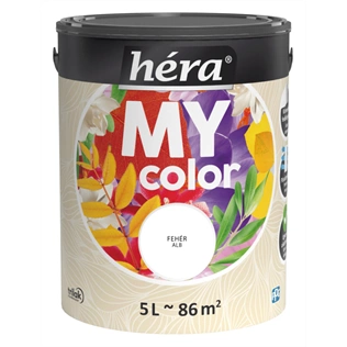 Héra My Color beltéri falfesték FEHÉR 5L