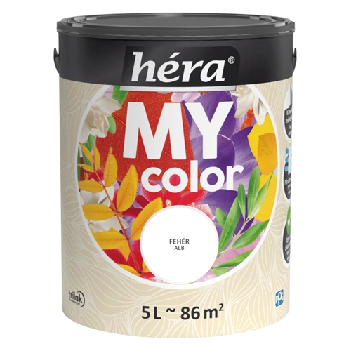 Héra My Color beltéri falfesték FEHÉR 5L