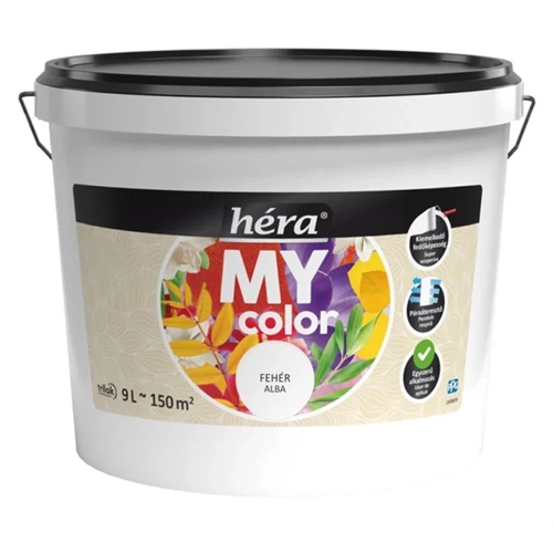 Héra My Color beltéri falfesték FEHÉR 9L