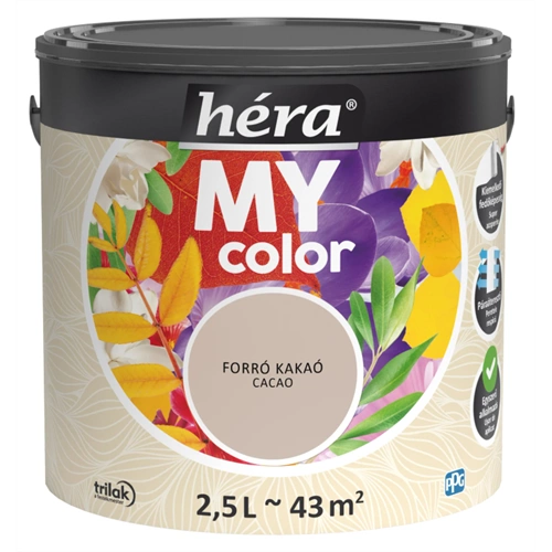Héra My Color beltéri falfesték FORRÓ KAKAÓ 2,5L