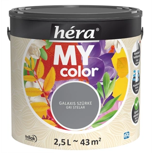Héra My Color beltéri falfesték GALAXIS SZÜRKE 2,5L Héra My Color beltéri falfesték GALAXIS SZÜRKE 2,5L