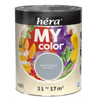 Héra My Color beltéri falfesték GRAFITSZÜRKE 1L