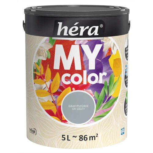 Héra My Color beltéri falfesték GRAFITSZÜRKE 5L