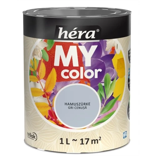 Héra My Color beltéri falfesték HAMUSZÜRKE 1L