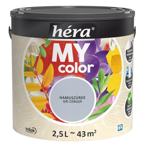 Héra My Color beltéri falfesték HAMUSZÜRKE 2,5L