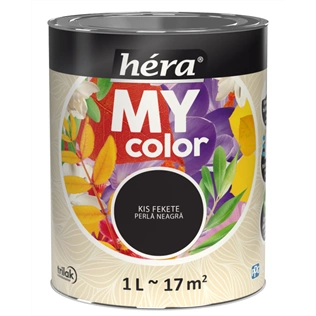 Héra My Color beltéri falfesték KIS FEKETE 1L