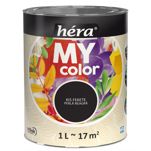 Héra My Color beltéri falfesték KIS FEKETE 1L
