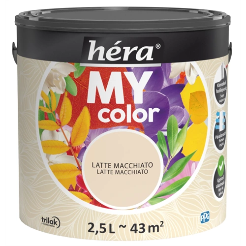 Héra My Color beltéri falfesték LATTE MACCHIATO 2,5L Héra My Color beltéri falfesték LATTE MACCHIATO 2,5L