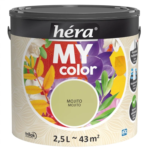 Héra My Color beltéri falfesték MOJITO 2,5L