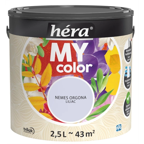 Héra My Color beltéri falfesték NEMES ORGONA 2,5L Héra My Color beltéri falfesték NEMES ORGONA 2,5L