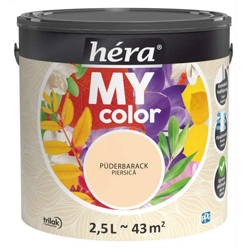 Héra My Color beltéri falfesték PÚDERBARACK 2,5L