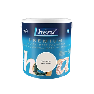 Héra Prémium beltéri falfesték FEHÉR AGYAG 2,5L Héra Prémium beltéri falfesték FEHÉR AGYAG 2,5L