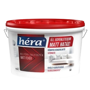 Héra beltéri falfesték matt fehér 10L Héra beltéri falfesték matt fehér 10L