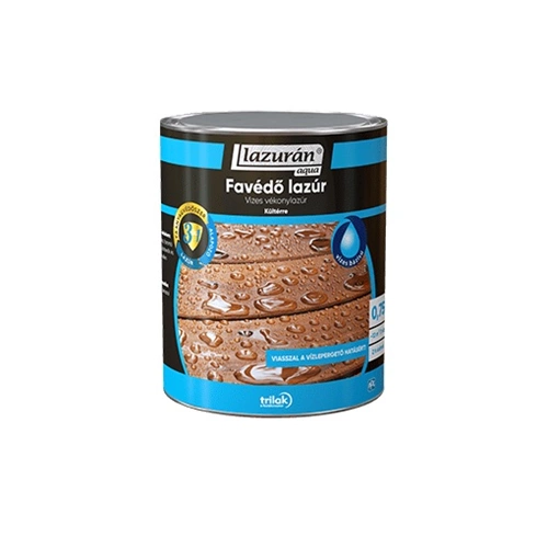 Lazurán Aqua vékonylazúr 3in1 HARMATSZÜRKE 750ml