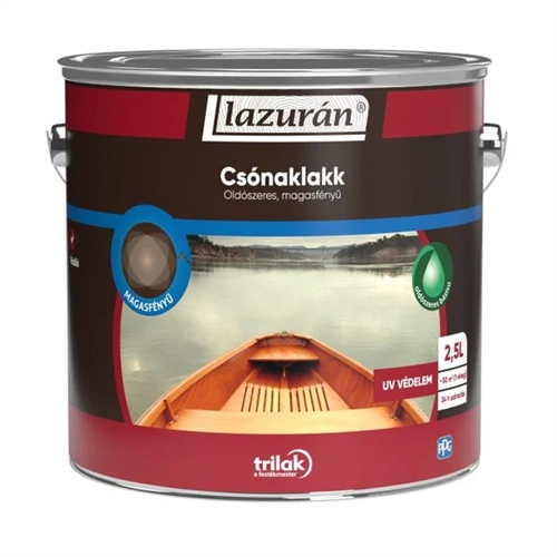 Lazurán magasfényű csónaklakk 2,5L