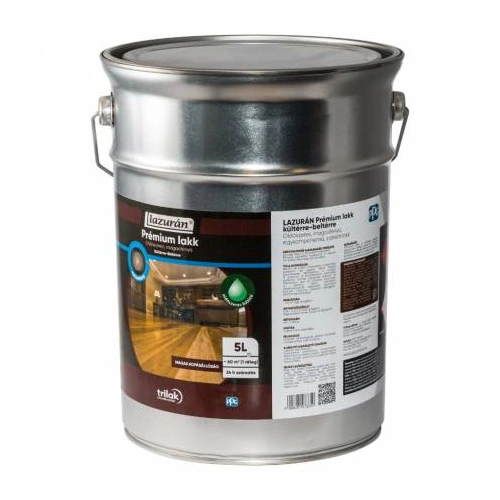 Lazurán magasfényű prémium lakk kül- és beltérre 5L