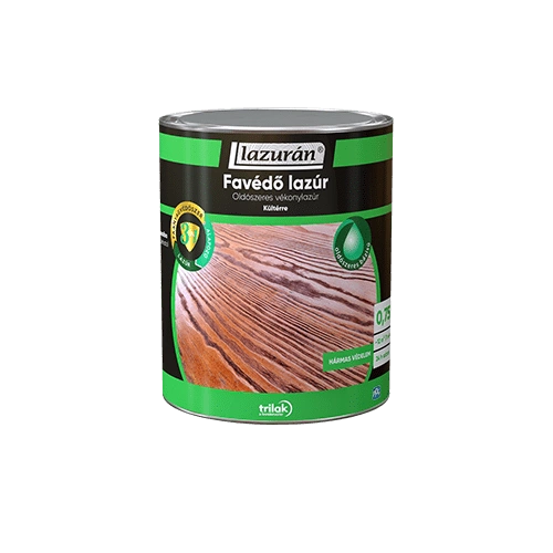 Lazurán oldószeres vékonylazúr 3in1 MOGYORÓ 750ml Lazurán oldószeres vékonylazúr 3in1 MOGYORÓ 750ml