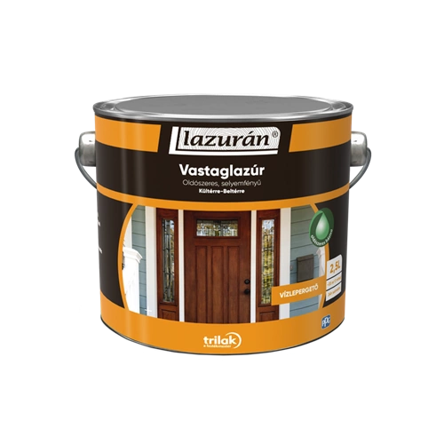 Lazurán selyemfényű oldószeres vastaglazúr MAHAGÓNI 2,5L