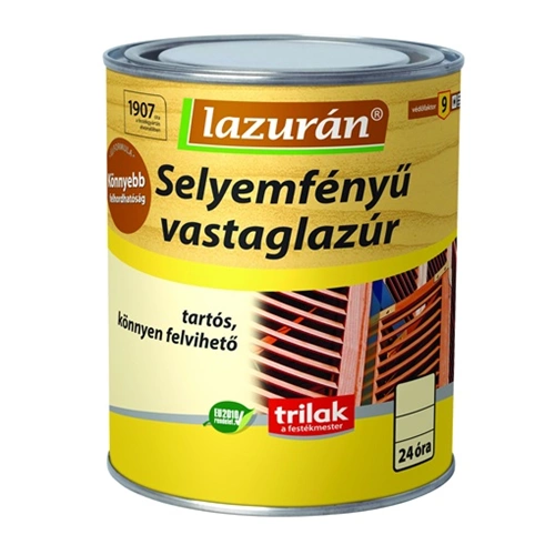 Lazurán selyemfényű oldószeres vastaglazúr DIÓ 750ml Lazurán selyemfényű oldószeres vastaglazúr DIÓ 750ml