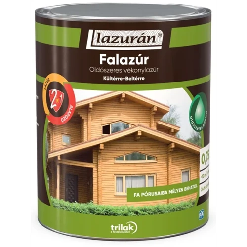 Lazurán selyemfényű vékonylazúr 2in1 TEAK 750ml Lazurán selyemfényű vékonylazúr 2in1 TEAK 750ml