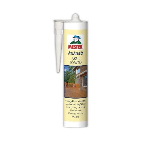 Mester akril tömítő ÁTLÁTSZÓ 310ml Mester akril tömítő ÁTLÁTSZÓ 310ml