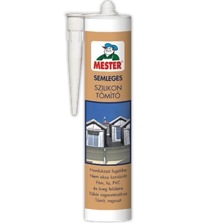 Mester szilikon tömítő ÁTLÁTSZÓ 310ml Mester szilikon tömítő ÁTLÁTSZÓ 310ml