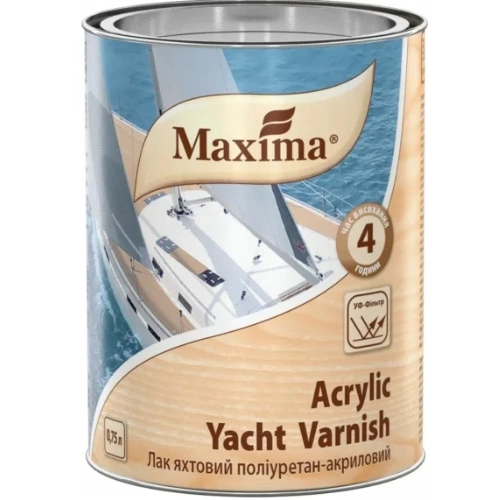 Maxima vizes bázisú yacht lakk 750ml