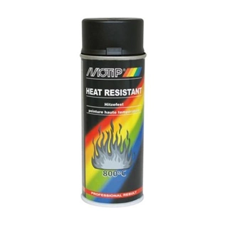 Motip hőálló spray FEKETE 800°C-ig 400ml 