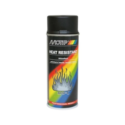 Motip hőálló spray FEKETE 800°C-ig 400ml 