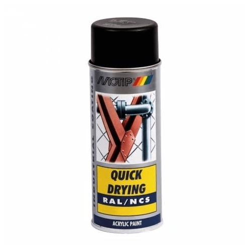 Motip ipari javítóspray RAL9005 MATT FEKETE 400ml