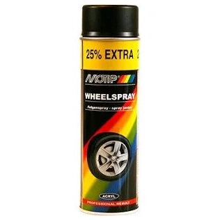 Motip keréktárcsa spray FÉNYES FEKETE 500ml Motip keréktárcsa spray FÉNYES FEKETE 500ml