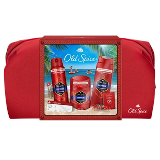Old Spice Captain ajándékcsomag neszeszerrel (deo spray&stift&tusfürdő) 2025